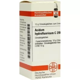 ACIDUM HYDROFLUORICUM C 200 rutuliukų, 10 g