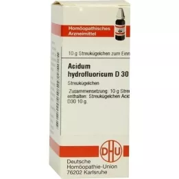 ACIDUM HYDROFLUORICUM D 30 rutuliukų, 10 g