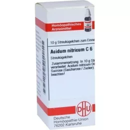 ACIDUM NITRICUM C 6 rutuliukai, 10 g