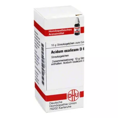 DHU Acidum oxalicum D 6 rutuliukai, 10 g DHU Acidum oxalicum D 6 rutuliukai, 10 g