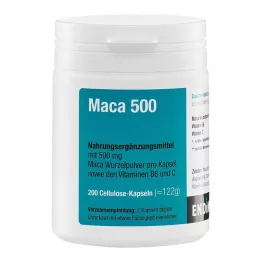 MACA 500 kapsulių, 200 vnt