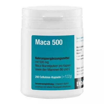 MACA 500 kapsulių, 200 vnt