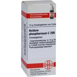 ACIDUM PHOSPHORICUM C 200 rutuliukų, 10 g