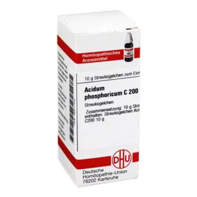 ACIDUM PHOSPHORICUM C 200 rutuliukų, 10 g ACIDUM PHOSPHORICUM C 200 rutuliukų, 10 g
