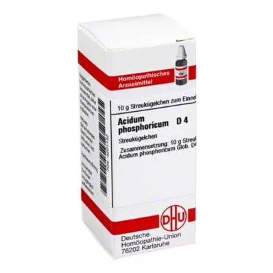 DHU Acidum phosphoricum D 4 rutuliukai, 10 g
