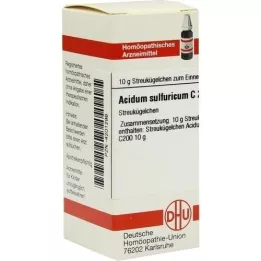 ACIDUM SULFURICUM C 200 rutuliukų, 10 g