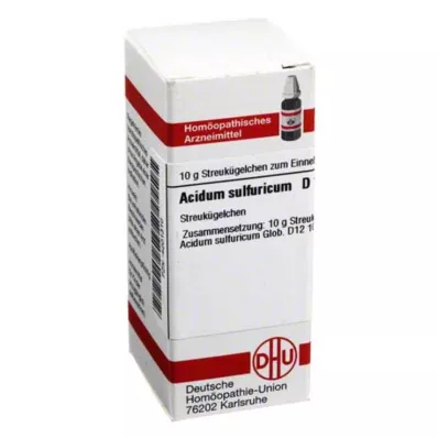 DHU Acidum sulfuricum D 12 rutuliukai, 10 g DHU Acidum sulfuricum D 12 rutuliukai, 10 g