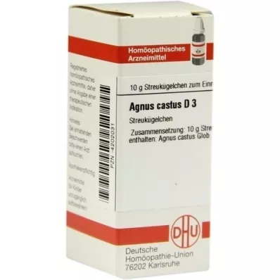 AGNUS CASTUS D 3 rutuliukai, 10 g
