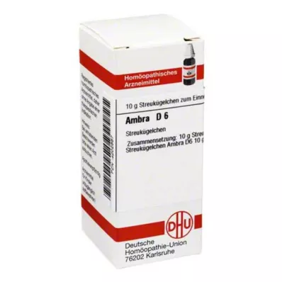 AMBRA D 6 rutuliukai, 10 g