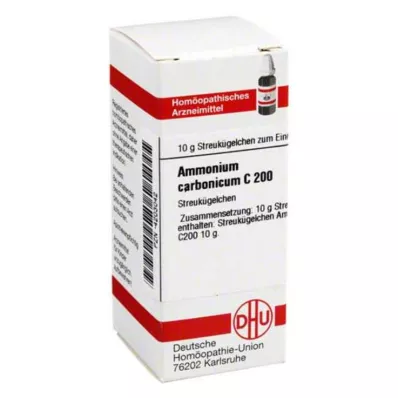 AMMONIUM CARBONICUM C 200 rutuliukų, 10 g