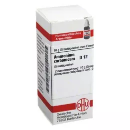 AMMONIUM CARBONICUM D 12 rutuliukų, 10 g