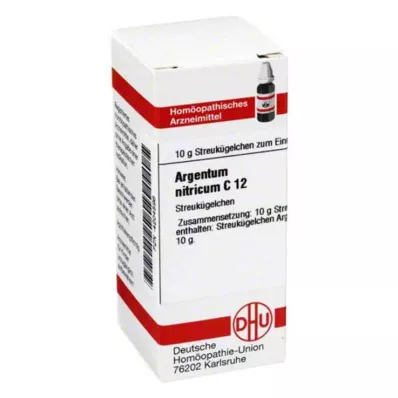 DHU Argentum nitricum C 12 rutuliukai, 10 g