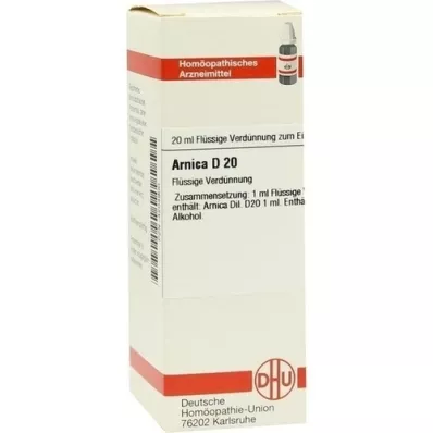 ARNICA D 20 skiedinys, 20 ml