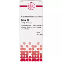 ARNICA C 6 skiedinys, 50 ml