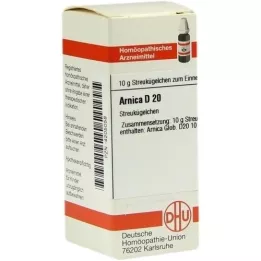 ARNICA D 20 rutuliukų, 10 g