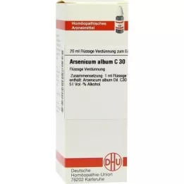 ARSENICUM ALBUM C 30 skiedinys, 20 ml