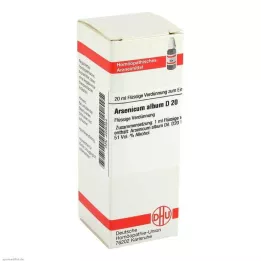 ARSENICUM ALBUM D 20 skiedinys, 20 ml