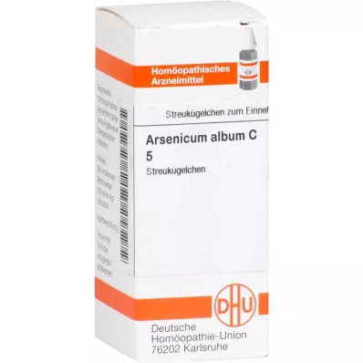 ARSENICUM ALBUM C 5 rutuliukai, 10 g