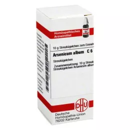 ARSENICUM ALBUM C 6 rutuliukai, 10 g