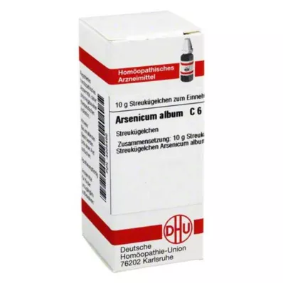 ARSENICUM ALBUM C 6 rutuliukai, 10 g