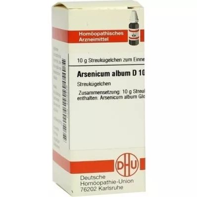 ARSENICUM ALBUM D 1000 rutuliukų, 10 g