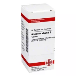 ARSENICUM ALBUM C 6 tabletės, 80 kapsulių