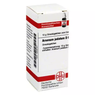 ARSENUM JODATUM D 6 rutuliukai, 10 g