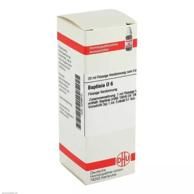 BAPTISIA D 6 skiedinys, 20 ml