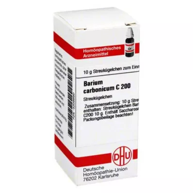 DHU Barium carbonicum C 200 rutuliukai, 10 g DHU Barium carbonicum C 200 rutuliukai, 10 g