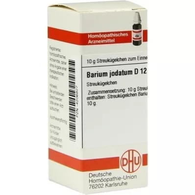 BARIUM JODATUM D 12 rutuliukų, 10 g