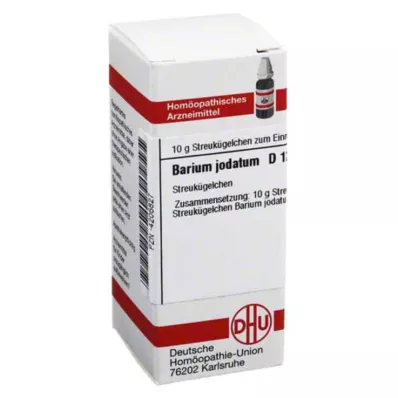 BARIUM JODATUM D 12 rutuliukų, 10 g