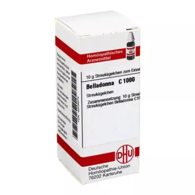 DHU Belladonna C 1000 rutuliukų, 10 g