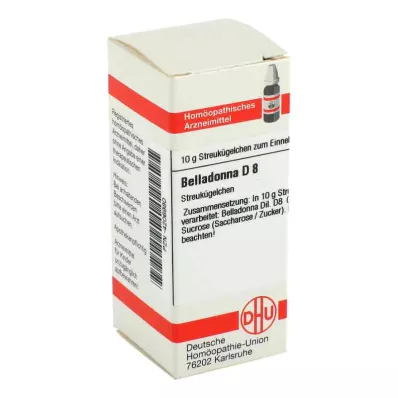 BELLADONNA D 8 rutuliukai, 10 g BELLADONNA D 8 rutuliukai, 10 g