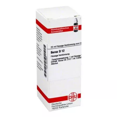 BORAX D 12 skiedinys, 20 ml
