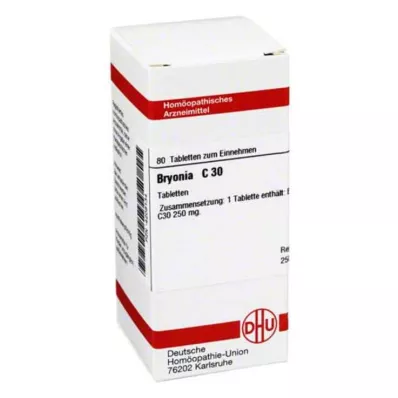 DHU Bryonia C 30 tablečių, 80 vnt DHU Bryonia C 30 tablečių, 80 vnt
