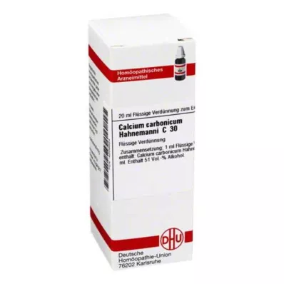 CALCIUM CARBONICUM Hahnemanni C 30 Skiedinys, 20 ml