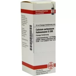 CALCIUM CARBONICUM Hahnemanni D 200 Skiedinys, 20 ml