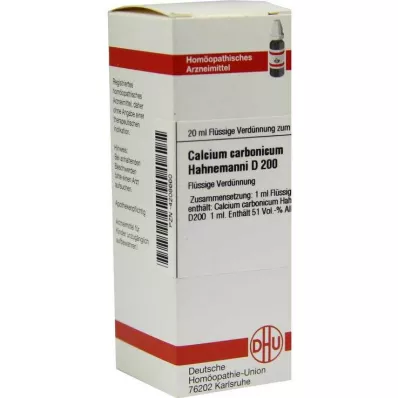CALCIUM CARBONICUM Hahnemanni D 200 Skiedinys, 20 ml CALCIUM CARBONICUM Hahnemanni D 200 Skiedinys, 20 ml