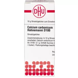 CALCIUM CARBONICUM Hahnemanni D 100 rutuliukų, 10 g