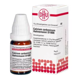 CALCIUM CARBONICUM Hahnemanni D 1000 rutuliukų, 10 g