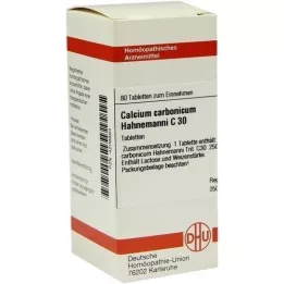 CALCIUM CARBONICUM Hahnemanni C 30 tablečių, 80 vnt