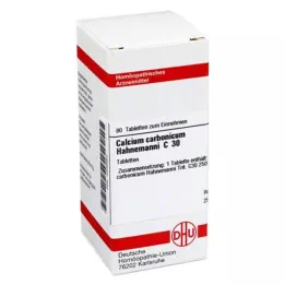 CALCIUM CARBONICUM Hahnemanni C 30 tablečių, 80 vnt