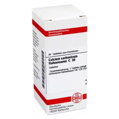DHU Calcium carbonicum C 30 tabletės, 80 vnt DHU Calcium carbonicum C 30 tabletės, 80 vnt