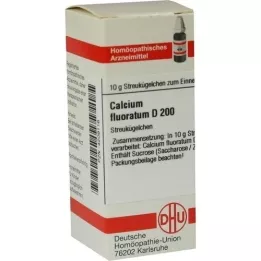 CALCIUM FLUORATUM D 200 rutuliukų, 10 g