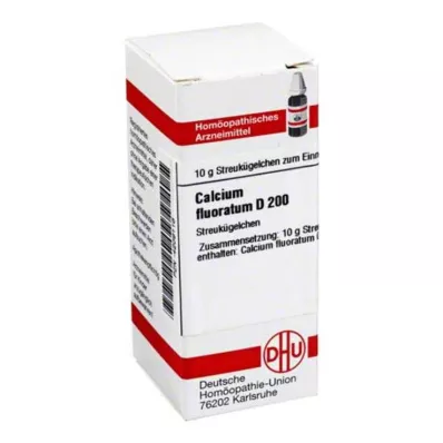 DHU Calcium fluoratum D 200 rutuliukai, 10 g