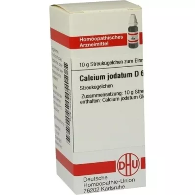 CALCIUM JODATUM D 6 rutuliukai, 10 g