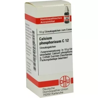 CALCIUM PHOSPHORICUM C 12 rutuliukų, 10 g