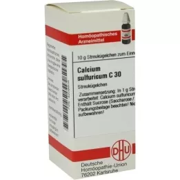 CALCIUM SULFURICUM C 30 rutuliukų, 10 g