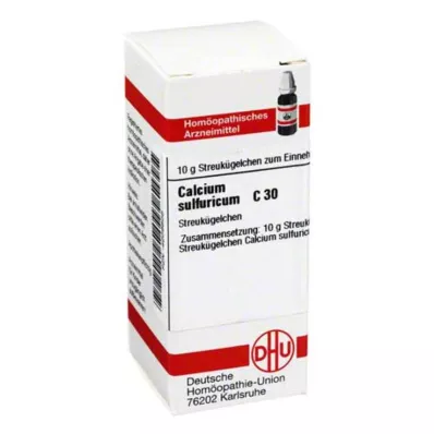 CALCIUM SULFURICUM C 30 rutuliukų, 10 g CALCIUM SULFURICUM C 30 rutuliukų, 10 g