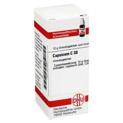DHU Capsicum C 30 rutuliukai, 10 g DHU Capsicum C 30 rutuliukai, 10 g